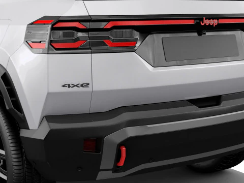 Jeep Compass 2026 with interior 3D Model