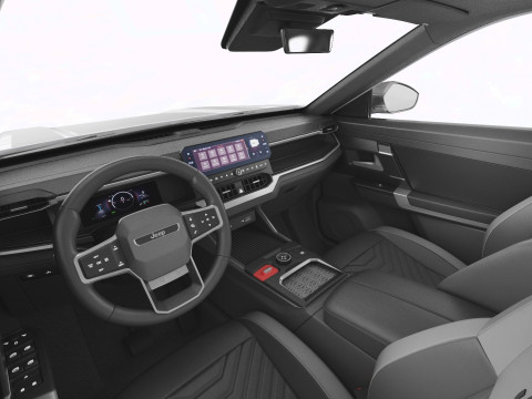 Jeep Compass 2026 with interior Modèle 3D