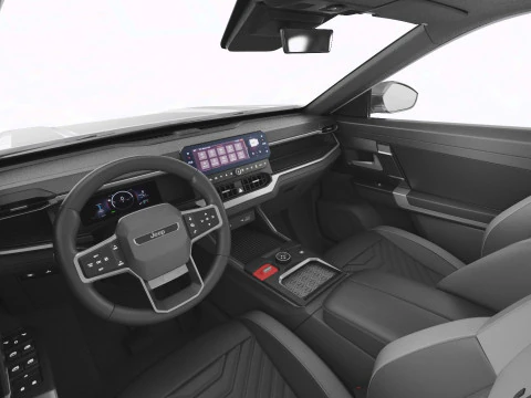 Jeep Compass 2026 with interior 3D Model