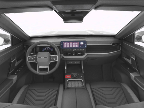 Jeep Compass 2026 with interior Modèle 3D