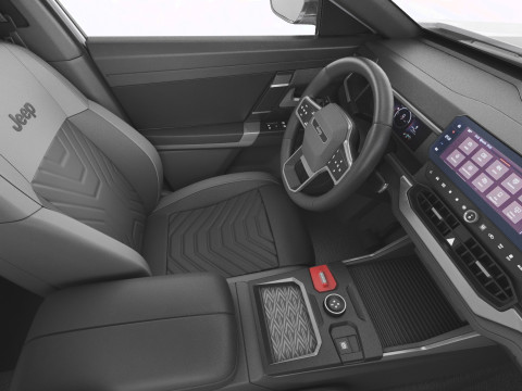 Jeep Compass 2026 with interior Modèle 3D