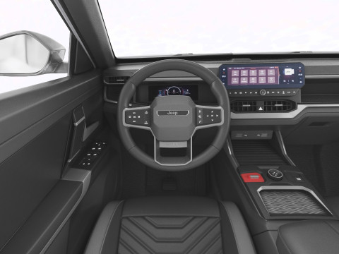 Jeep Compass 2026 with interior Modèle 3D
