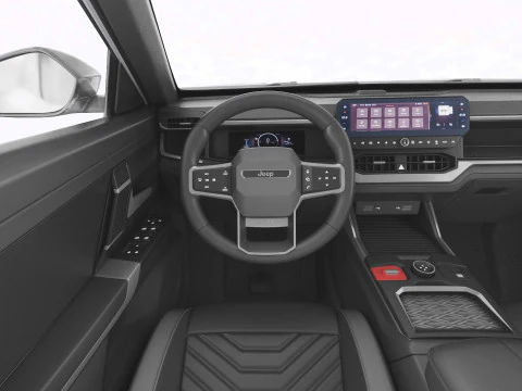 Jeep Compass 2026 with interior 3D Model