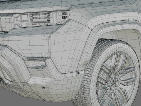 Jeep Compass 2026 with interior 3D Model