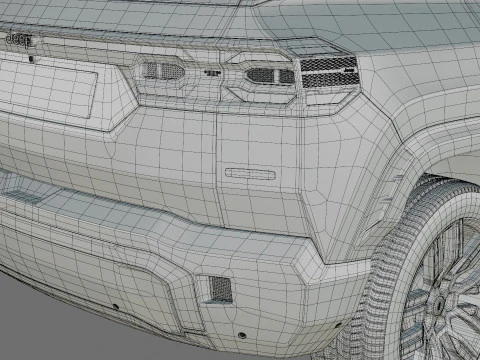 Jeep Compass 2026 with interior 3D Model