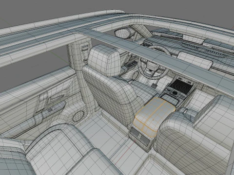 Jeep Compass 2026 with interior 3D Model