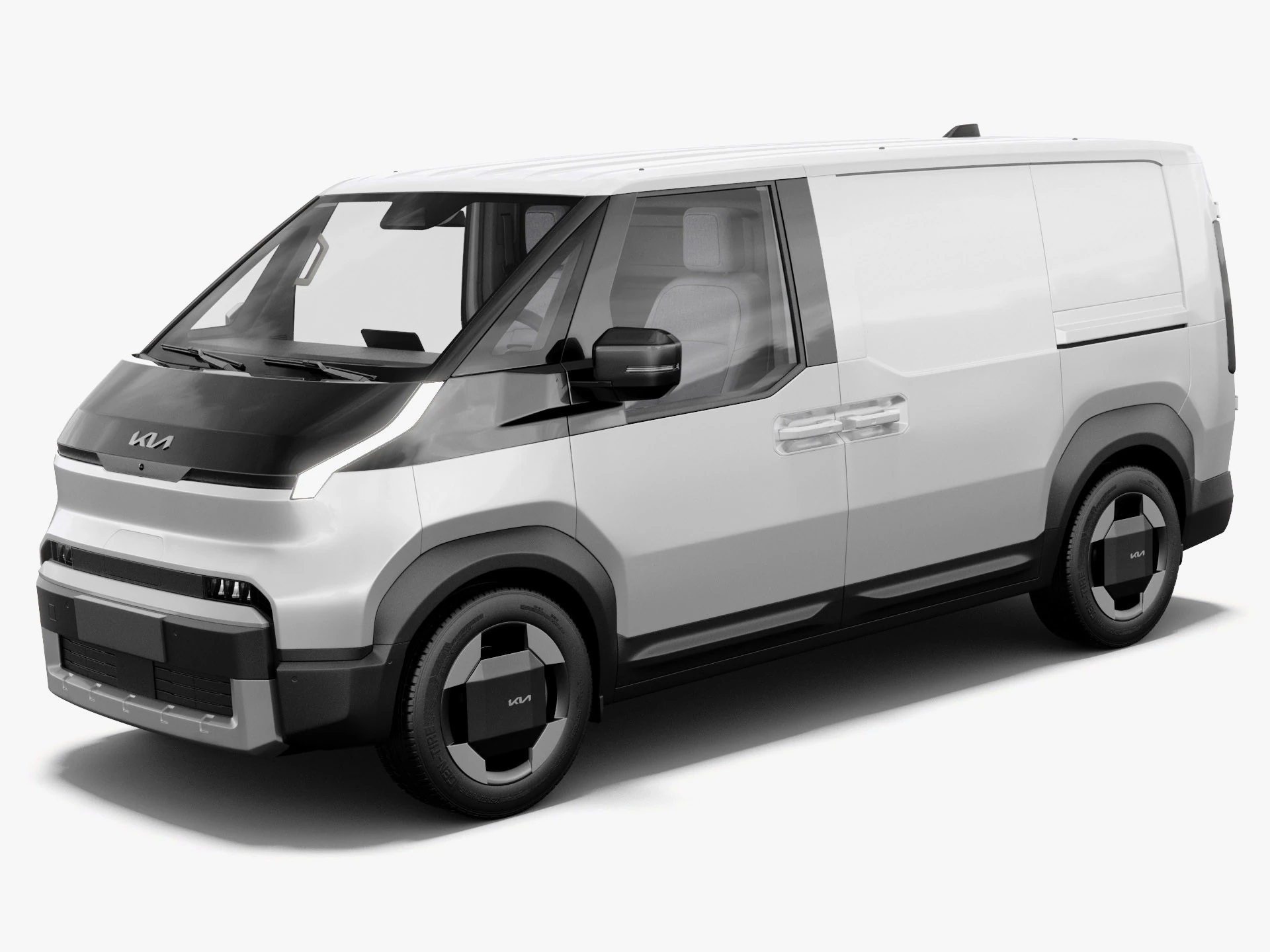 Kia PV5 Cargo 2026 with interior 3D Model .c4d .max .obj .3ds .fbx .stl .blend 