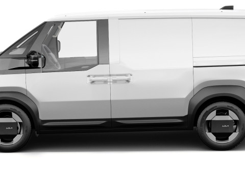 Kia PV5 Cargo 2026 with interior 3D 모델