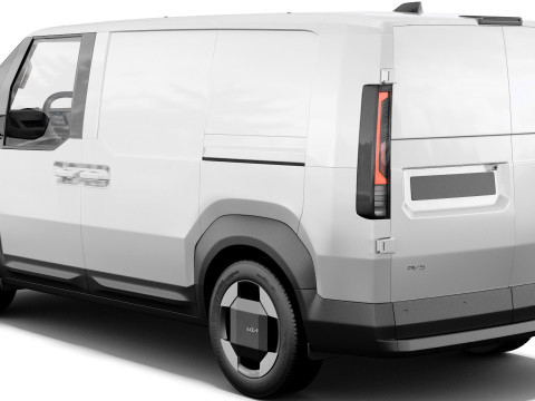 Kia PV5 Cargo 2026 with interior 3D 모델