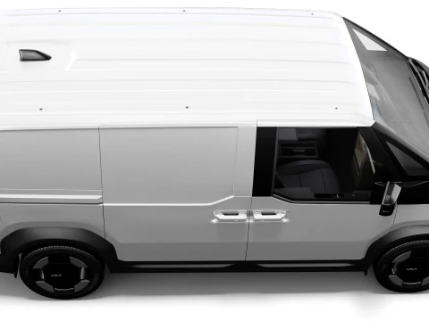 Kia PV5 Cargo 2026 with interior 3D Model