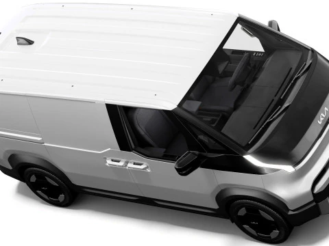 Kia PV5 Cargo 2026 with interior 3D Model