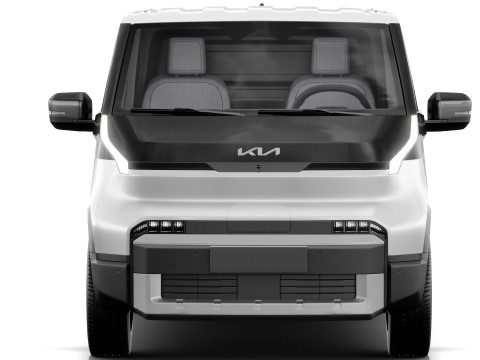 Kia PV5 Cargo 2026 with interior 3D 모델