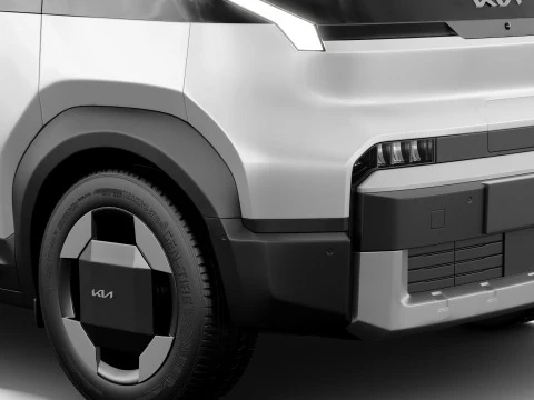 Kia PV5 Cargo 2026 with interior 3D Model