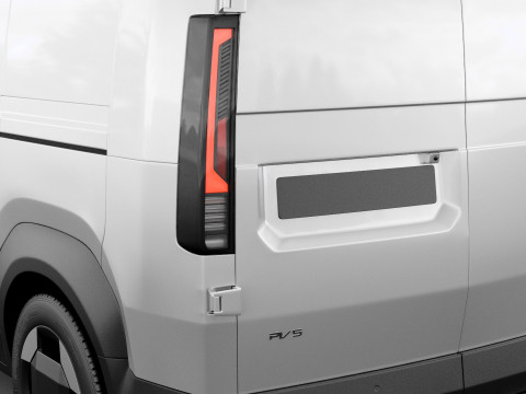 Kia PV5 Cargo 2026 with interior 3D 모델