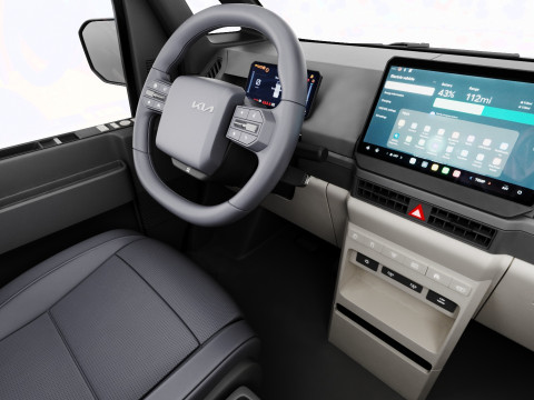 Kia PV5 Cargo 2026 with interior 3D 모델