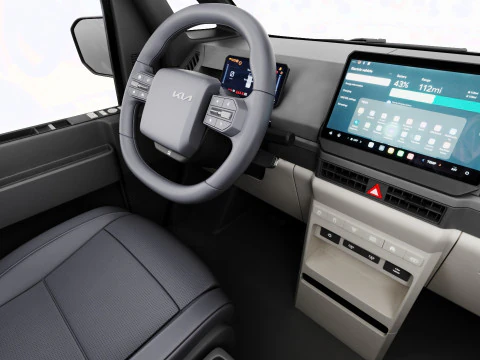 Kia PV5 Cargo 2026 with interior 3D Model