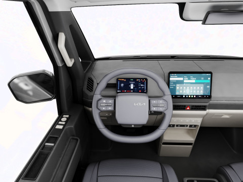 Kia PV5 Cargo 2026 with interior 3D 모델