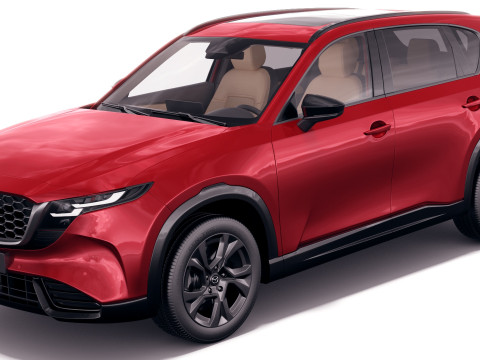 Mazda CX-5 2026 with interior 3D मॉडल