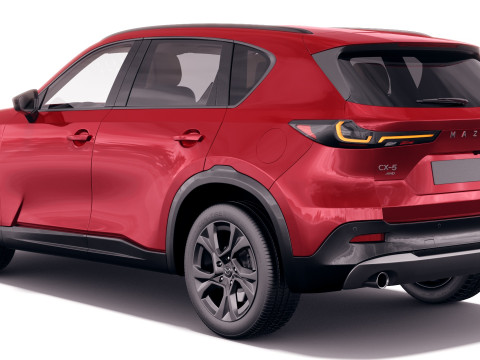 Mazda CX-5 2026 with interior 3D मॉडल