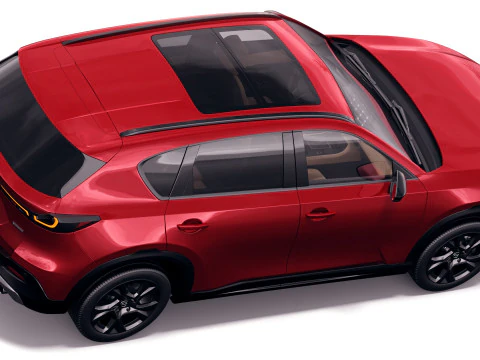 Mazda CX-5 2026 with interior 3D Model