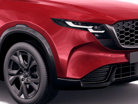 Mazda CX-5 2026 with interior 3D Model