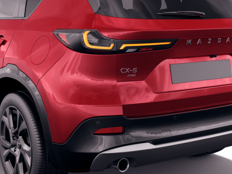 Mazda CX-5 2026 with interior 3D मॉडल