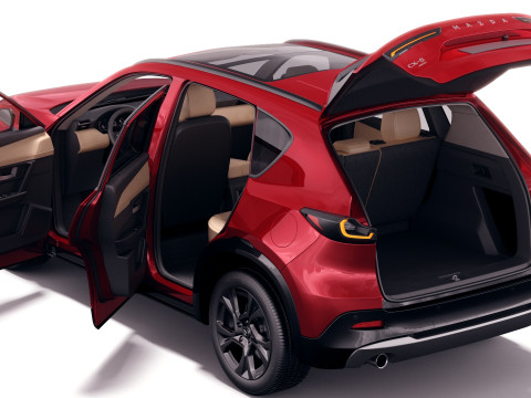 Mazda CX-5 2026 with interior 3D मॉडल