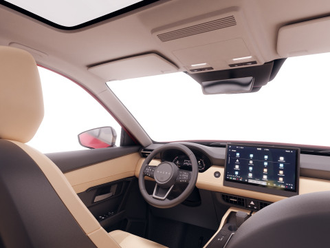 Mazda CX-5 2026 with interior 3D मॉडल