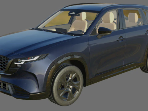 Mazda CX-5 2026 with interior 3D Model