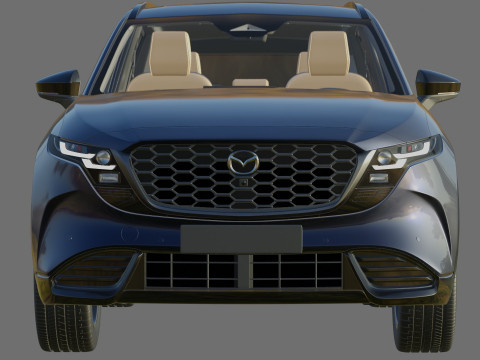 Mazda CX-5 2026 with interior 3D मॉडल