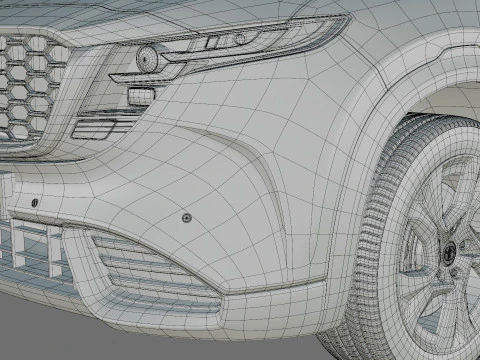 Mazda CX-5 2026 with interior 3D Model