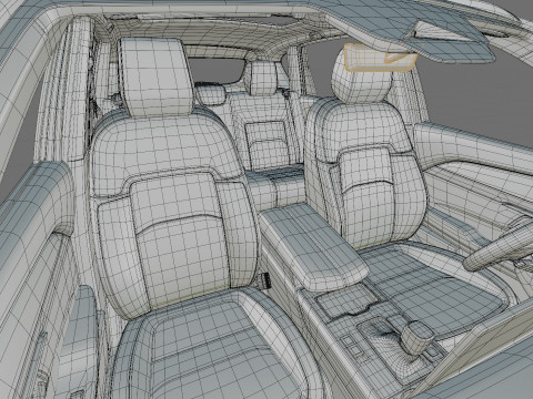 Mazda CX-5 2026 with interior 3D मॉडल