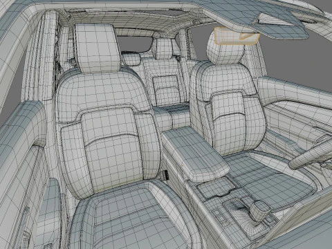 Mazda CX-5 2026 with interior 3D Model