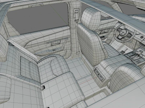 Mazda CX-5 2026 with interior 3D Model