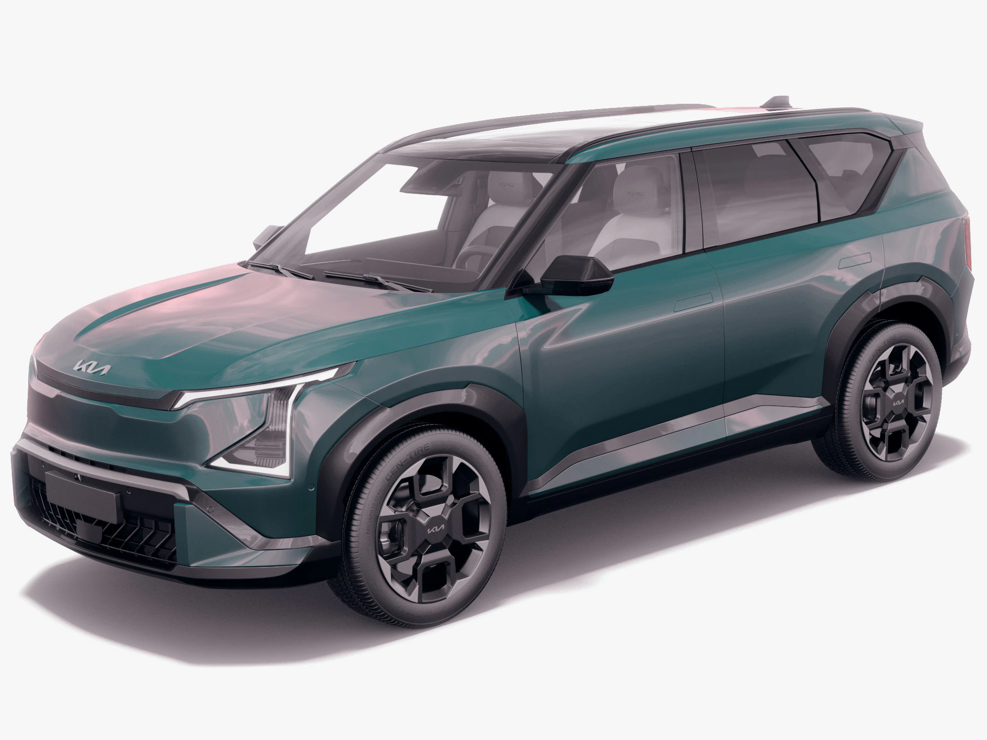 Kia EV5 GT-line 2026 with interior 3D Model .c4d .max .obj .3ds .fbx .stl .blend