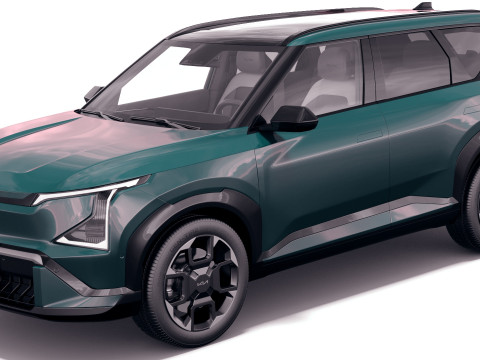 Kia EV5 GT-line 2026 with interior 3D Model