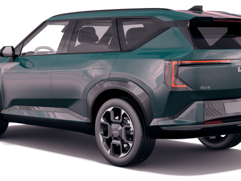 Kia EV5 GT-line 2026 with interior 3D Model