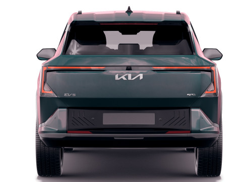 Kia EV5 GT-line 2026 with interior 3D Model