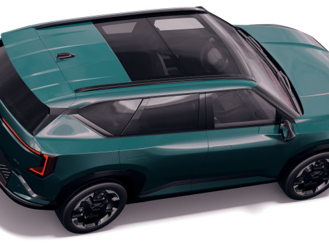 Kia EV5 GT-line 2026 with interior 3D Model
