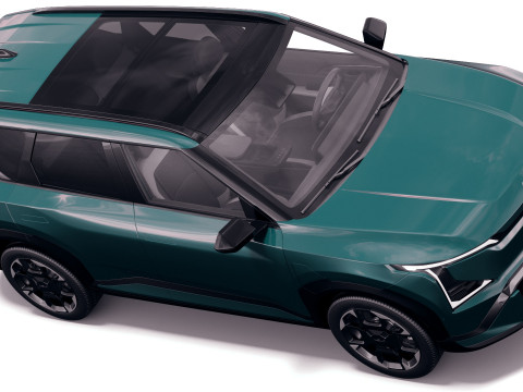 Kia EV5 GT-line 2026 with interior 3D Model