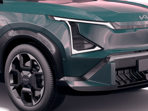 Kia EV5 GT-line 2026 with interior 3D Model
