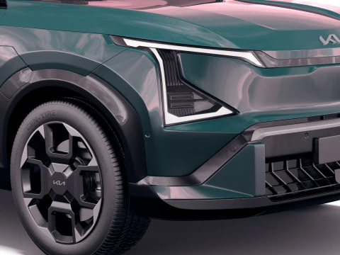 Kia EV5 GT-line 2026 with interior 3D Model