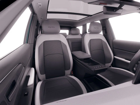 Kia EV5 GT-line 2026 with interior 3D Model