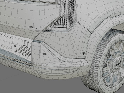 Kia EV5 GT-line 2026 with interior 3D Model
