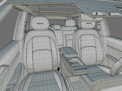 Kia EV5 GT-line 2026 with interior 3D Model