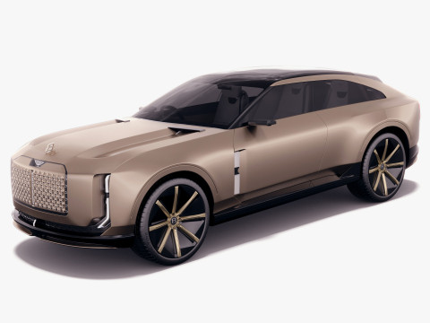 Bentley EXP 15 Concept with interior 3D Model