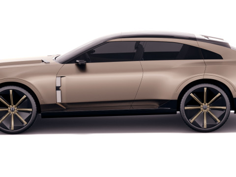 Bentley EXP 15 Concept with interior 3D Model