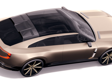 Bentley EXP 15 Concept with interior 3D Model