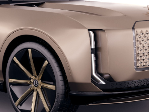 Bentley EXP 15 Concept with interior 3D Model