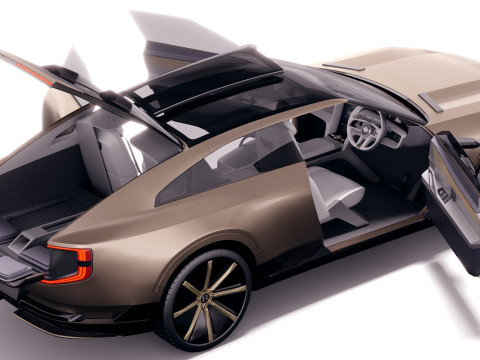 Bentley EXP 15 Concept with interior 3D Model